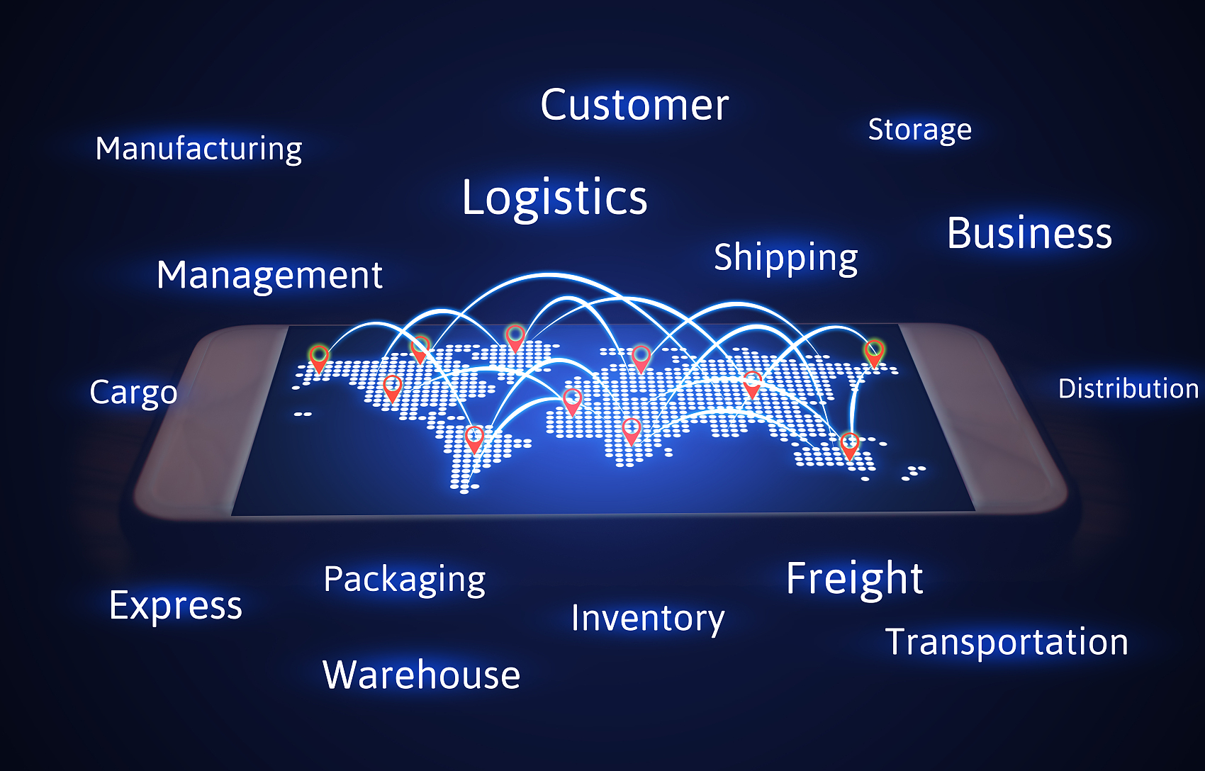 Cargo ship and airplane representing shipping from China to Spain