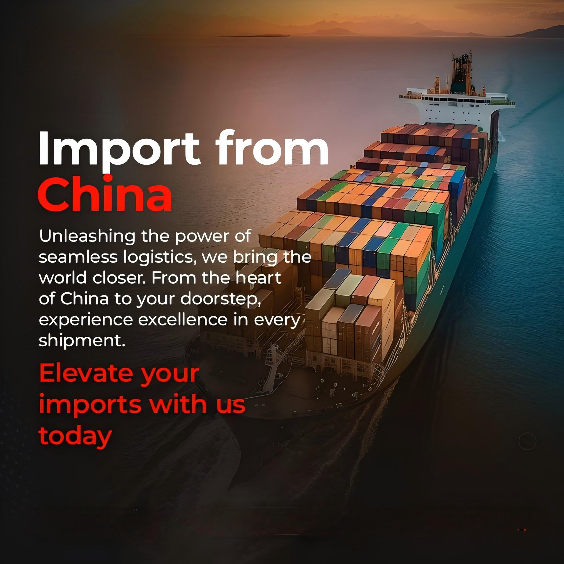 sea freight china to India