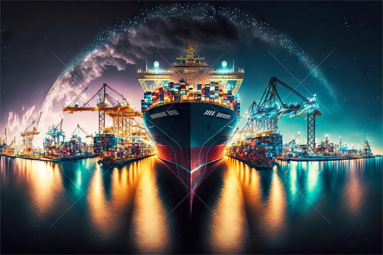 Logistics manager reviewing shipping documents for Australian customs